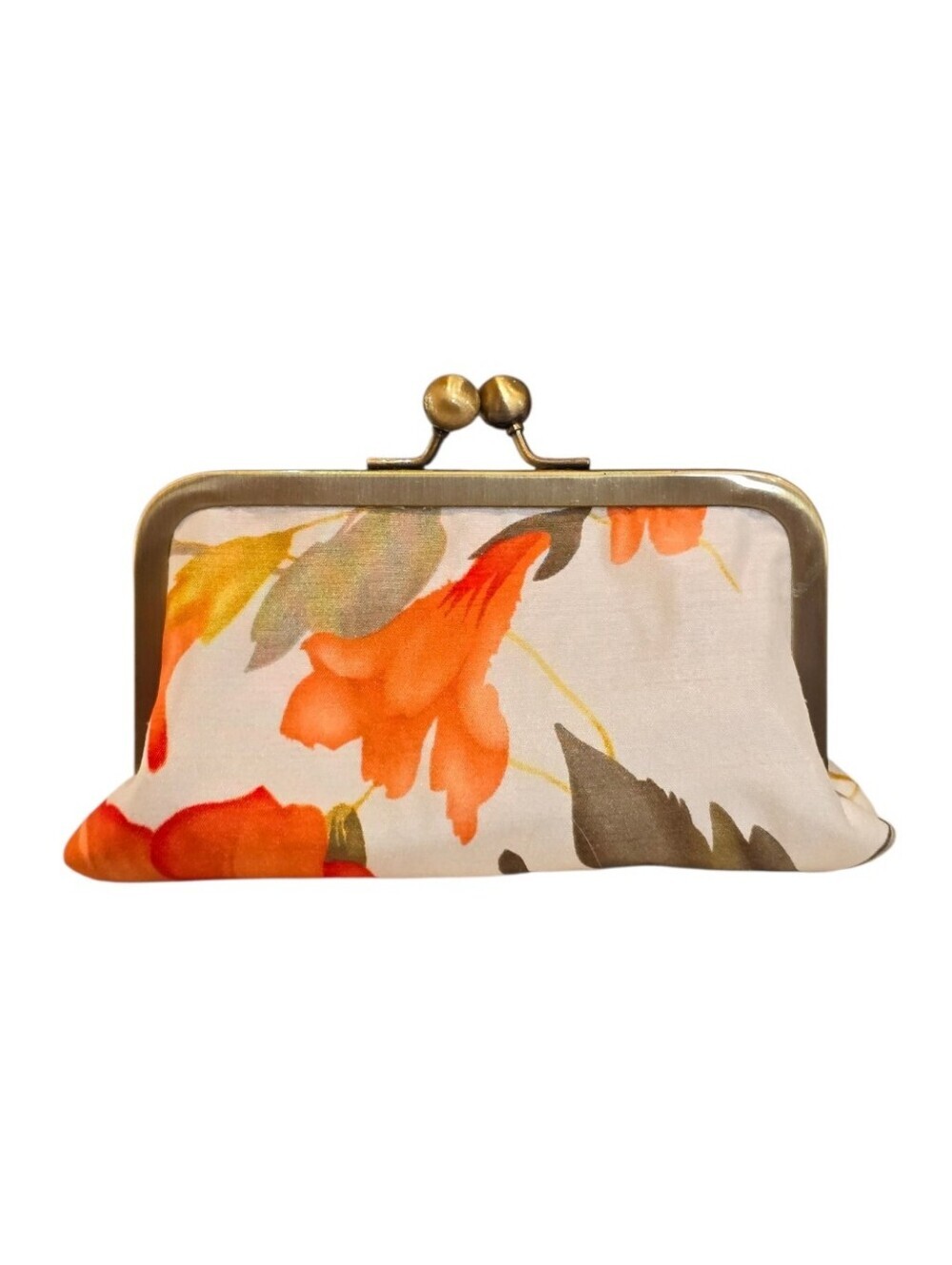 Kisslock Floral Goldtone Clutch Pouch Bundle - Picture 10 of 15